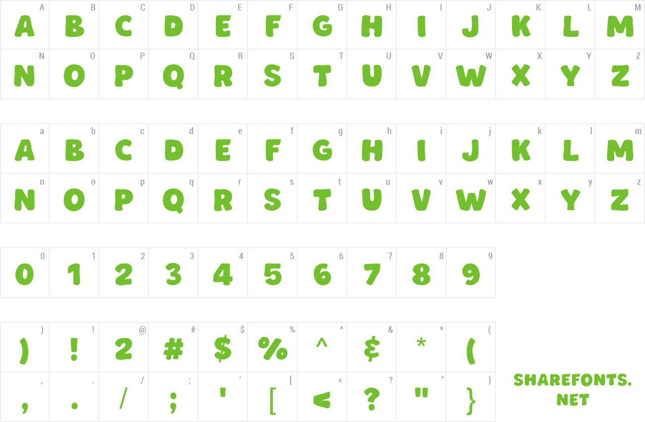 Font Milk Days preview